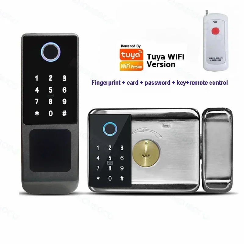 Fingerprint Lock Waterproof Wifi Remote Control Bluetooth TTLock App