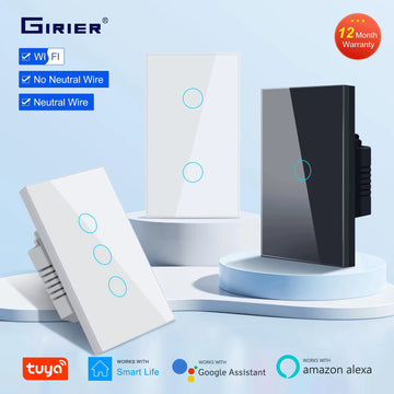 Smart Wifi Touch Switch No Neutral Wire Required