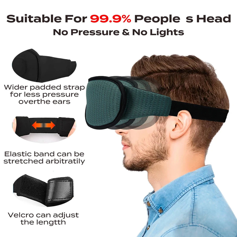 3D Sleeping Mask 100% Blockout Light Sleep Mask