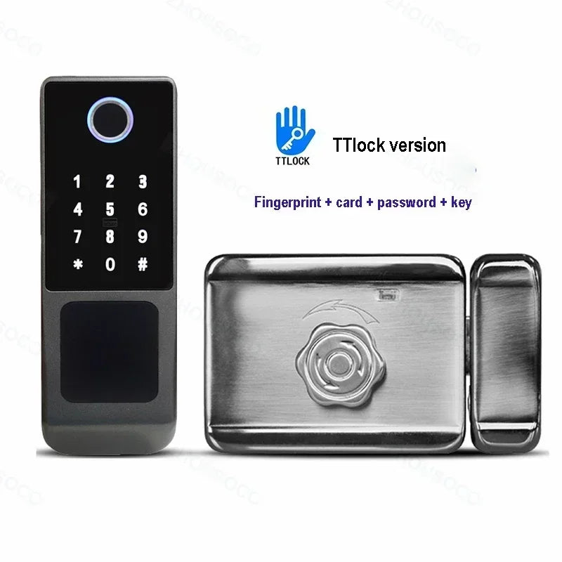 Fingerprint Lock Waterproof Wifi Remote Control Bluetooth TTLock App