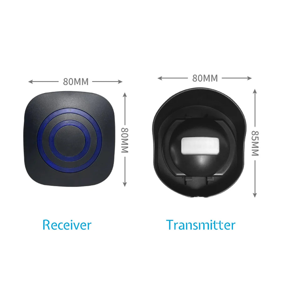 Wireless Driveway Alarm Waterproof Outdoor Motion Sensor Alarm