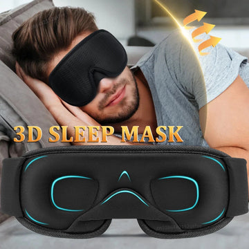 3D Sleeping Mask 100% Blockout Light Sleep Mask