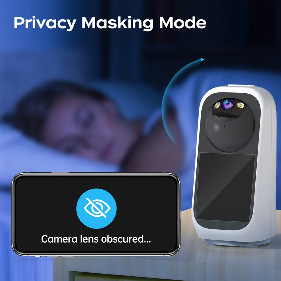 3MP PTZ 5G Wifi Camera HD 2.8” Touch Screen Baby Monitor