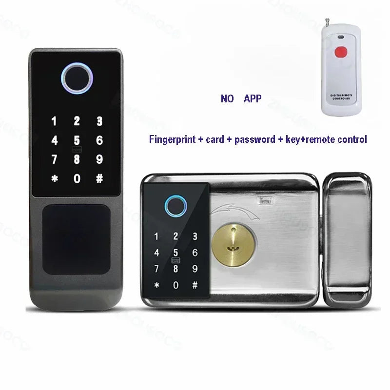 Fingerprint Lock Waterproof Wifi Remote Control Bluetooth TTLock App