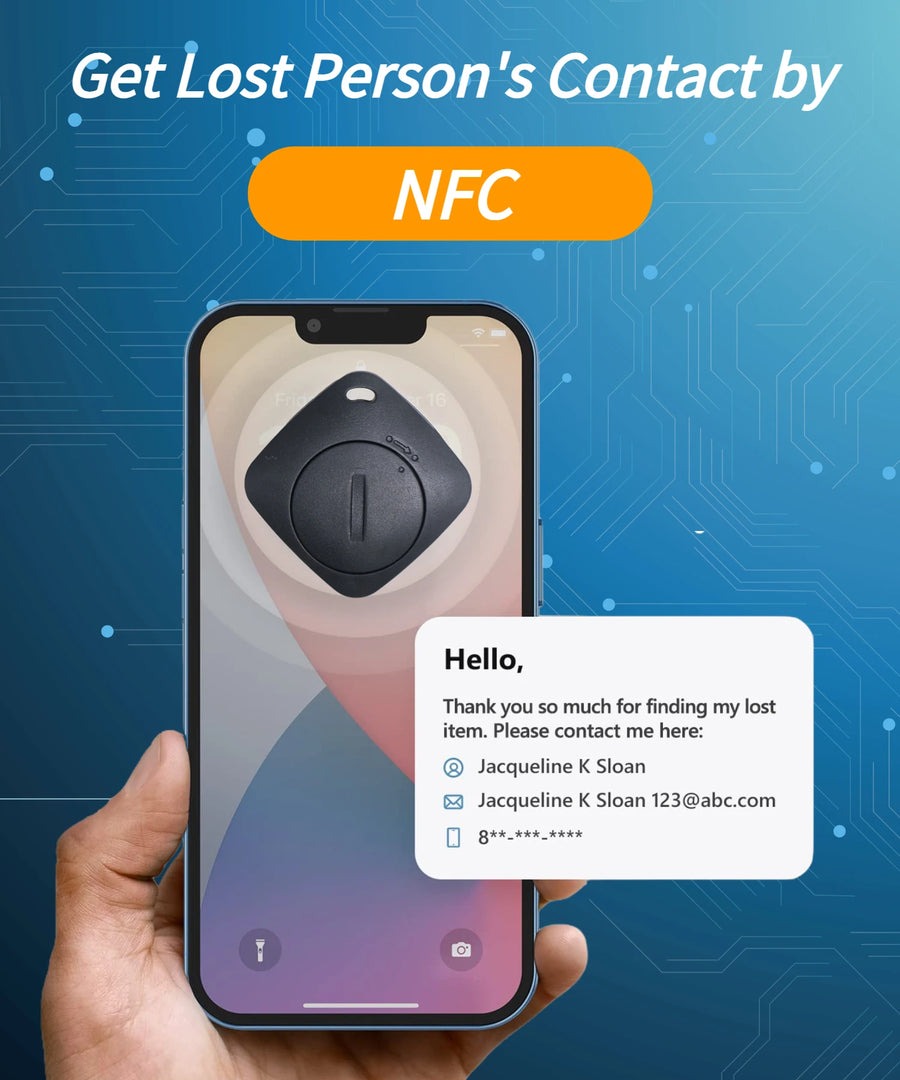 GPS Tracker Bluetooth Works with Find My APP