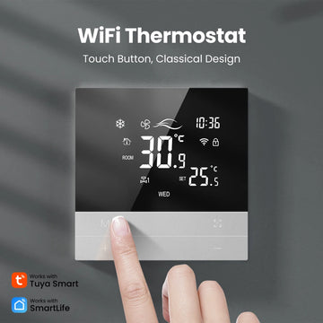 WiFi Smart Central Air Conditioner Thermostat 2 4 Pipe