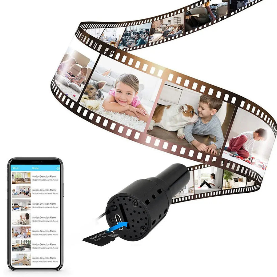 Mini HD 1080P Camera Mobile Phone Remote Control