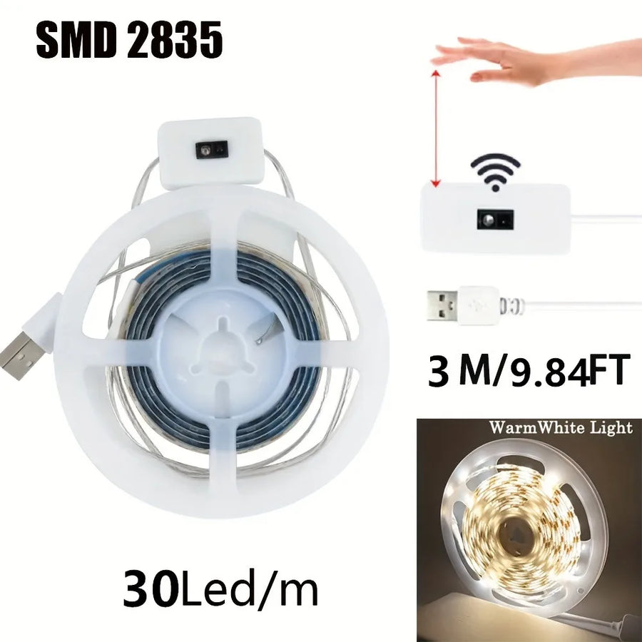 USB LED Lights Strip DC 5V Smart Dimmer Gesture Sensor