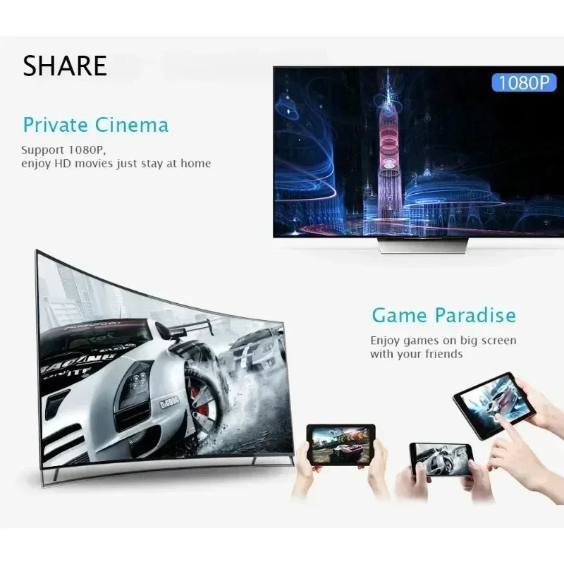1080p Model Hdmi Wireless Screen Projector