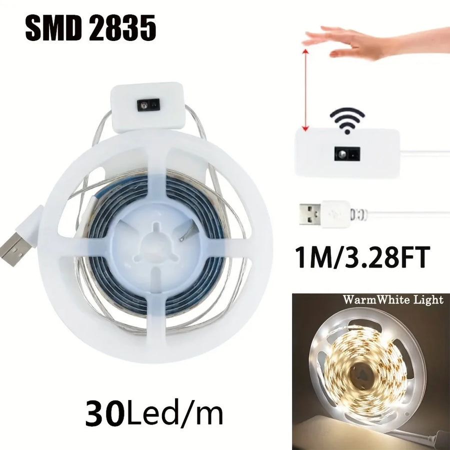 USB LED Lights Strip DC 5V Smart Dimmer Gesture Sensor