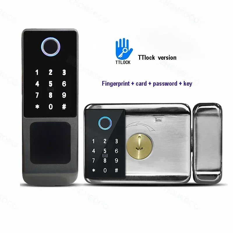 Fingerprint Lock Waterproof Wifi Remote Control Bluetooth TTLock App