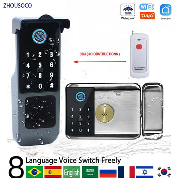 Fingerprint Waterproof Wifi Remote Control Bluetooth TTLock App