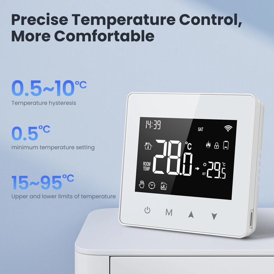 Thermostat Water Gas Boiler Temperature Controller For Alexa Google Alice