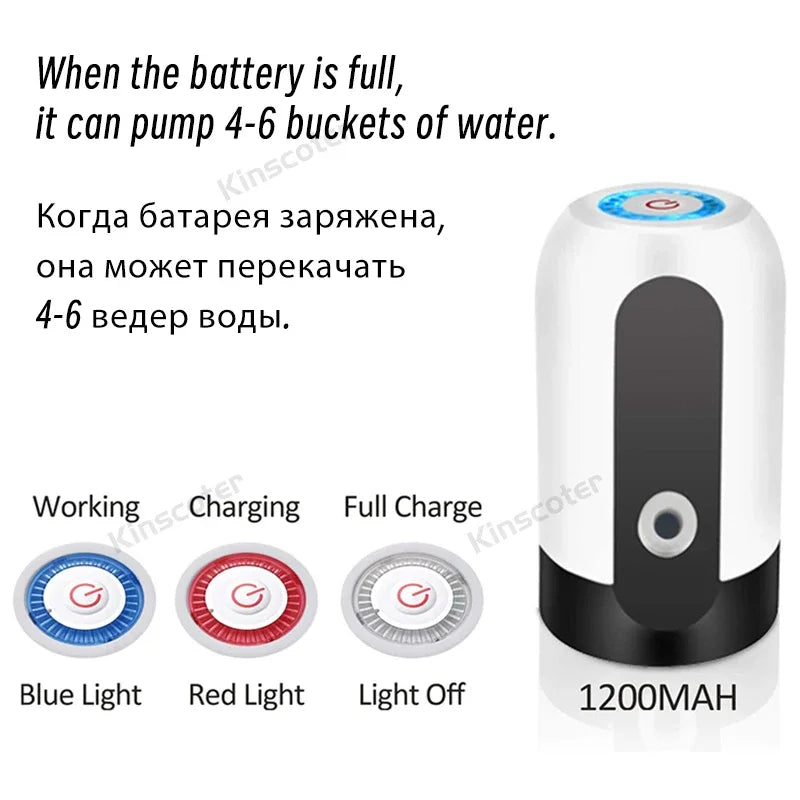 Portable Automatic Drinking Water Pump with Switch