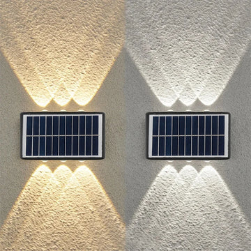 6LED Solar Lights, Outdoor Waterproof Atmosphere Wall Lamp