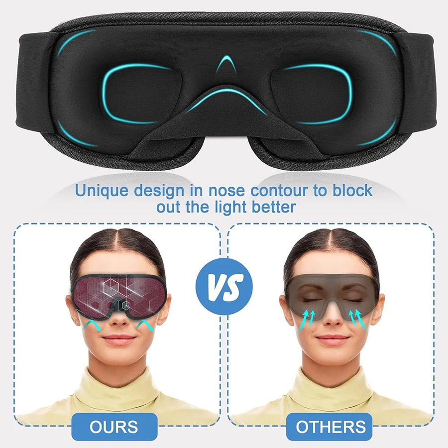 3D Sleeping Mask 100% Blockout Light Sleep Mask