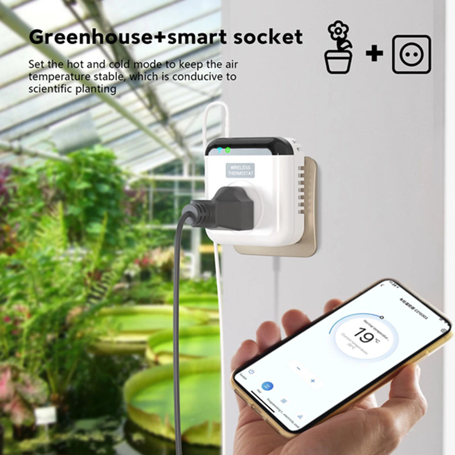 Mini Wifi Temperature Control Socket APP Voice Control