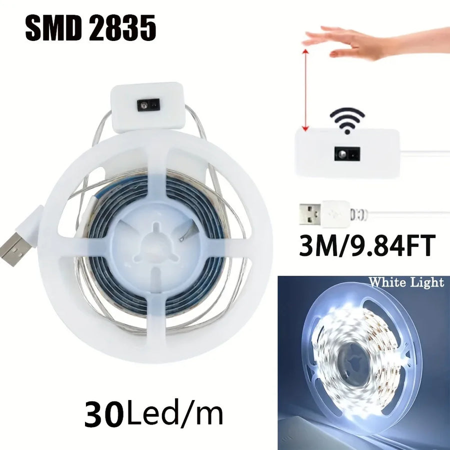 USB LED Lights Strip DC 5V Smart Dimmer Gesture Sensor