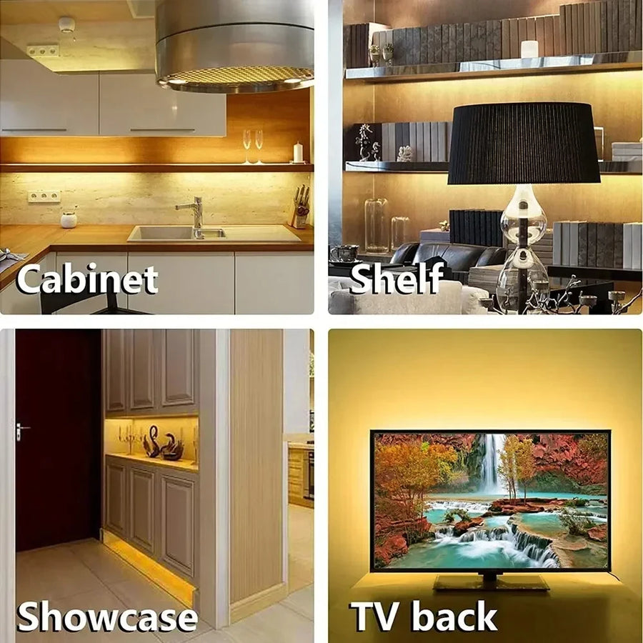 USB LED Lights Strip DC 5V Smart Dimmer Gesture Sensor