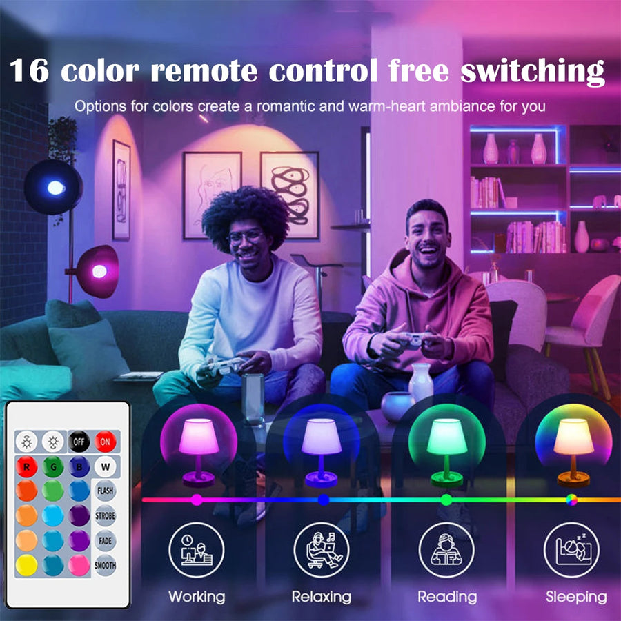 LED RGB Lamp Spotlight Bulb AC220-240V Smart RGBW